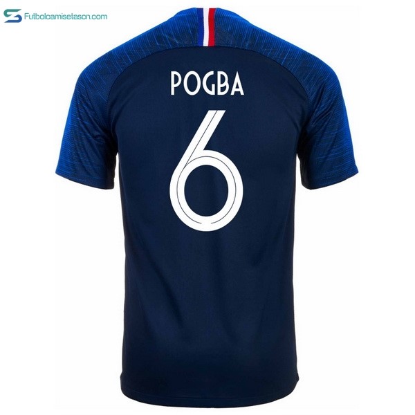 Camiseta Francia 1ª Pogba 2018 Azul